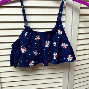 Blue unicorn bikini (girls)